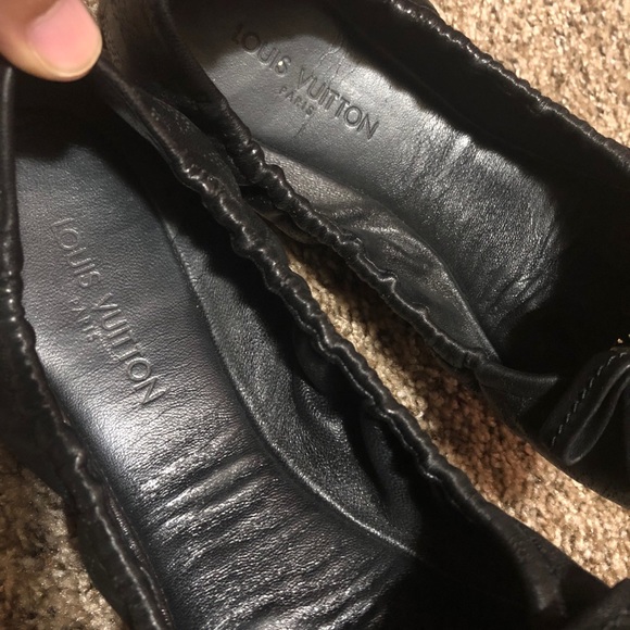 Authentic Louis Vuitton Black Elba Ballerina Flat - Picture 14 of 16